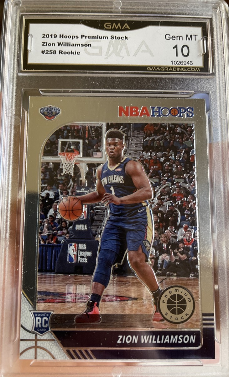 2019 Panini NBA Hoops Premium Stock Zion Williamson Rookie Gem