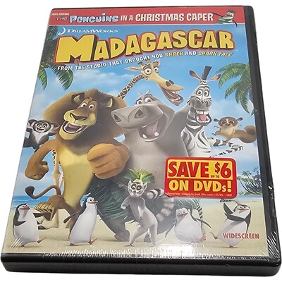 MADAGASCAR DVD 2005 WIDESCREEN CHRIS ROCK, BEN STILLER, NEW AND SEALED