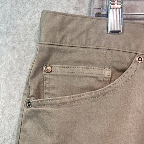 Peter Millar Pants Mens 34 x 29 Gray Straight Chino Pima Cotton Stretch - Picture 3 of 14
