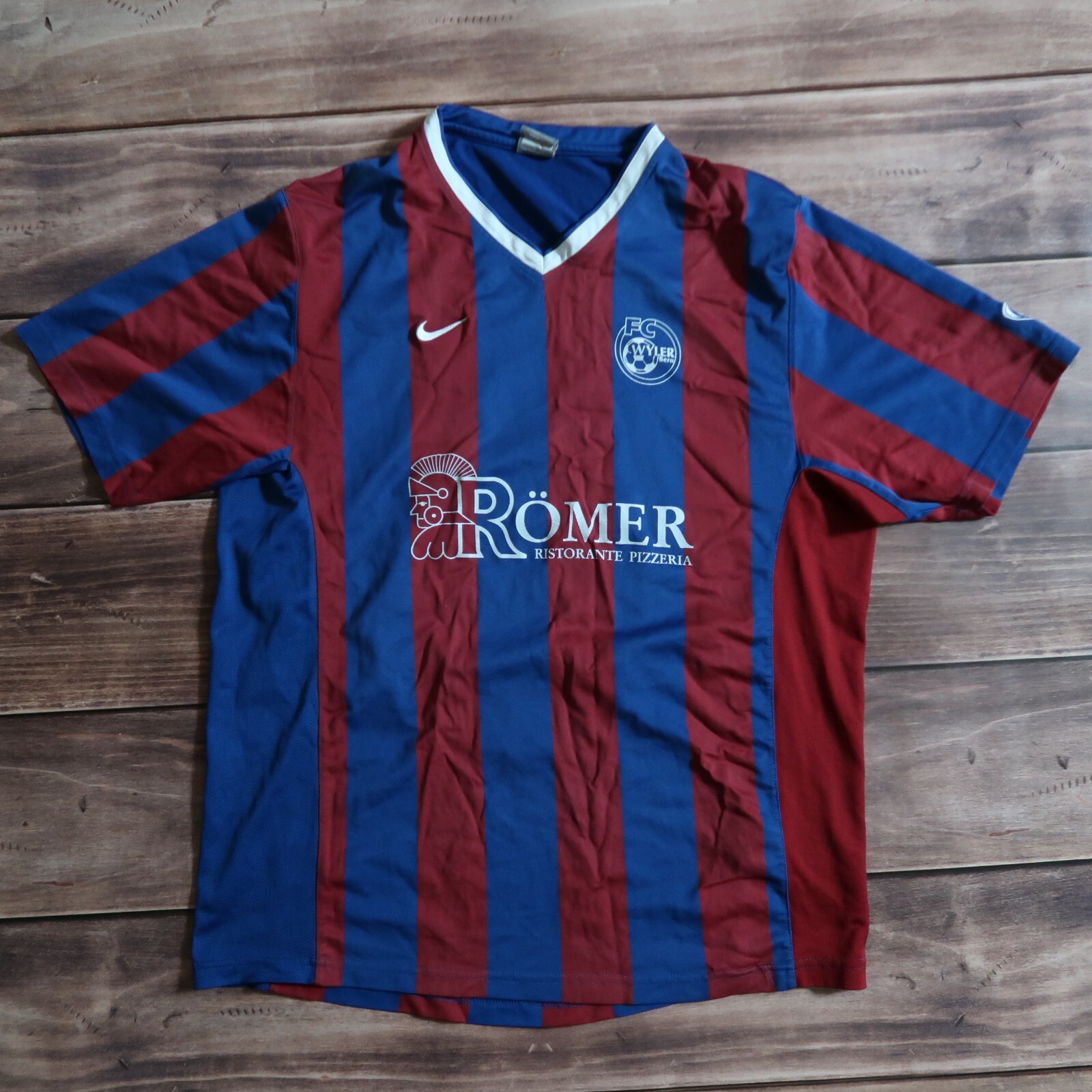 Vintage Nike Soccer Jersey Wyler Bern #3 Football Shirt, Men`s Size L