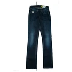 PEPE JEANS Elite Women's Pants Super Stretch Slim Fit W27 L32 Dark Blue Thin New