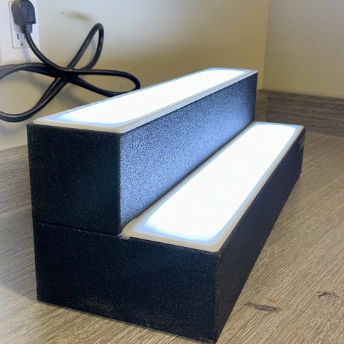$485 GLASTENDER (LLD2-24) Pro Lighted Liquor Display 2-tier 24" x 8" x 8"