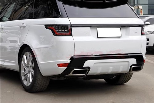 For Land Rover Range Rover Sport 2013-2018 2015 Tail Exhaust Muffler Pipes Black - Picture 5 of 5