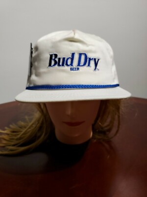 Vintage 80s Innovative Products Embroidered Rope Bud Dry Leatherback Cap