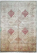 5x7' Multi-Color Vegetable Dyed Transitional Chobi Rug 79599