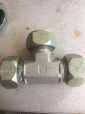 PARKER, UNION Tube Fitting TEE, 20 JBU-S, Galvanised STEEL Free Shipping J