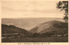 Postcard * view from the mare house on Adlersberg (750 m above sea level) (AB...