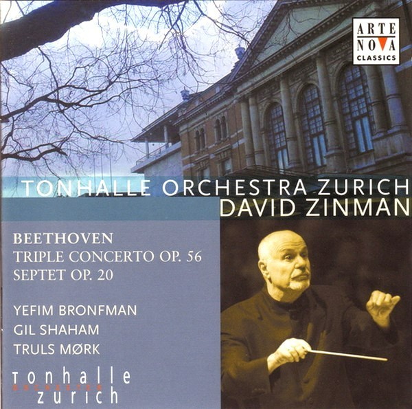 David Zinman Tonhalle Orchestra Zurich Beethoven Triple Concerto CD Arte Nova