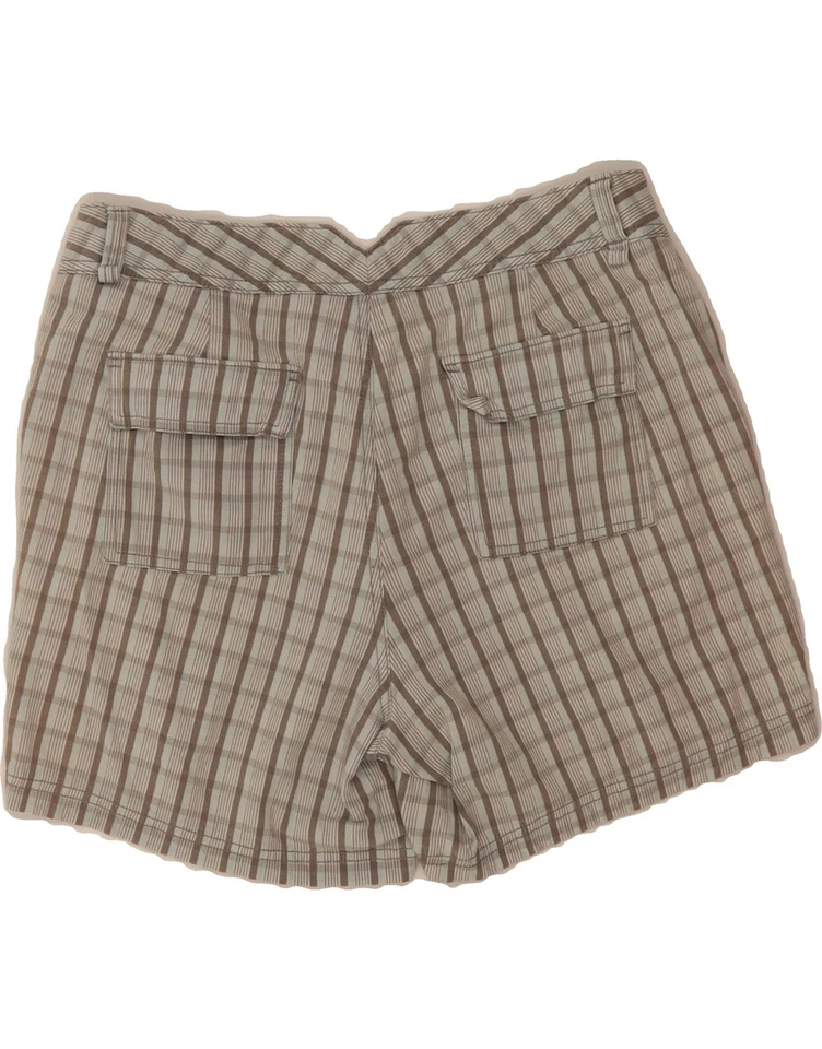 DOCKERS Womens Chino Shorts US 12 Large W34 Grey Check Cotton BU10 - Image 2 of 3