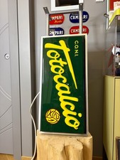 Insegna Totocalcio 1X2 bifacciale - Luminosa - Vintage