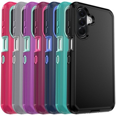 For Samsung Galaxy A17 Case Hybrid Rugged Hard Phone Cover Shockproof 3in1 Layer