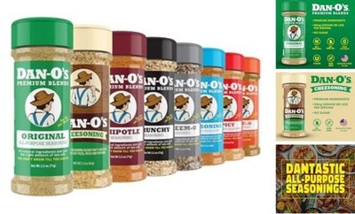 Dan-O s Seasoning Variety Pack   8 Bottle Set (Extra-Small Bottles) Pantry Pack