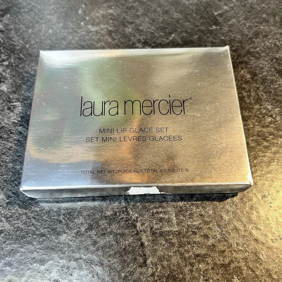 NUEVO Laura Mercier 5 Piezas Brillo Mini Lip Glace Set Colección Vintage Foto 3 de 4