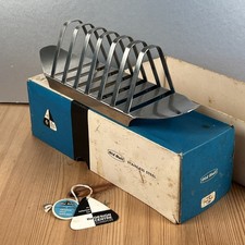 Old Hall Robert Welch Campden  Six Section Toast Rack. Boxed 3