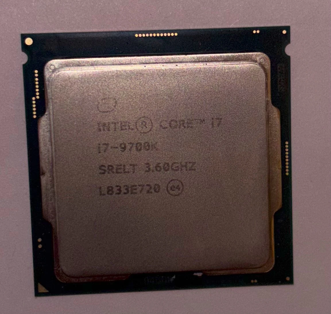 【ジャンク品】Intel Core i7-9700K CPU Intel Core i7-9700K Computer Processors (CPUs) for sale | eBay