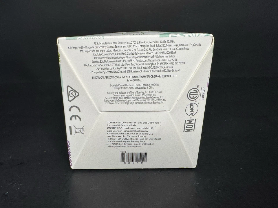 Scentsy Air Solo Mini Fan Diffuser Slate Gray USB Powered New in Box - Image 2 of 4