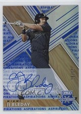 2019 Panini Elite Extra Edition Aspirations Blue 5/15 JJ Bleday #4 Auto 0a3o