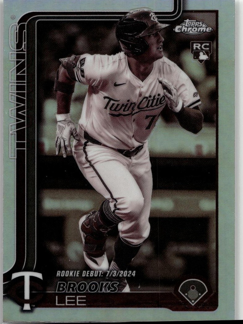 2025 Topps Chrome Update #USC6 Brooks Lee Sepia Refractors