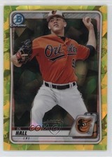 2020 Bowman Chrome Draft Sapphire Edition Yellow 44/99 DL Hall #BD-82 0os1