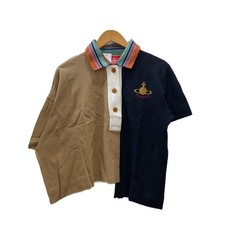 Vivienne Westwood RED LABEL Asymmetry Orb Polo Shirt M 17-12-351019