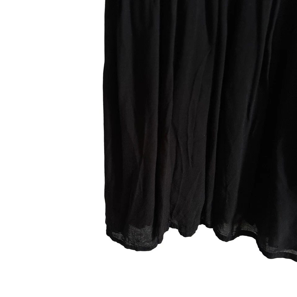 Vestido Solero Cleobella Negro Botón Frontal TALLA PEQUEÑO Foto 2 de 4