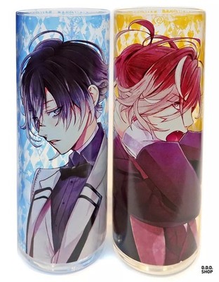 Diabolik Liebhaber Yuuma und Azusa 2-teiliges Glas Set Blutiger Blumenstrauß Ein Preis