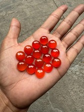 AAA Natural Carnelian Cabochon Round Shape Loose Gemstone
