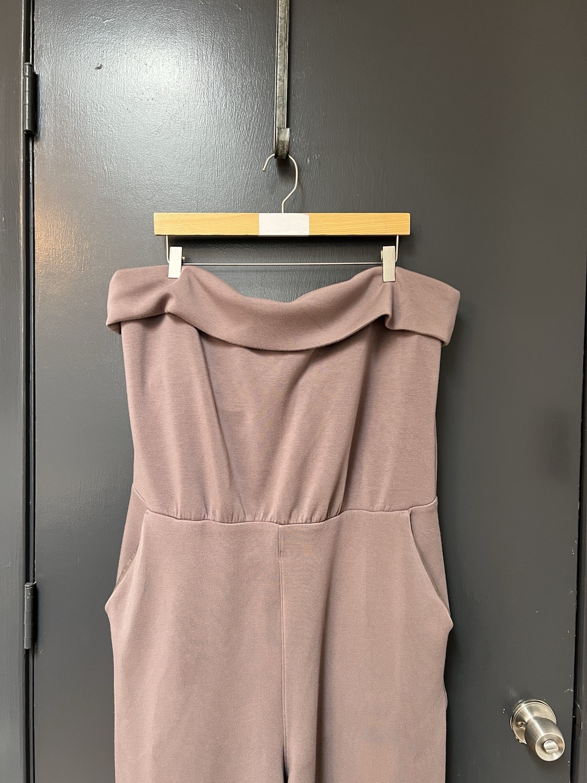 Spanx 50771R AirEssentials Strapless Jumpsuit in Smoke Aireluxe 2X Regular