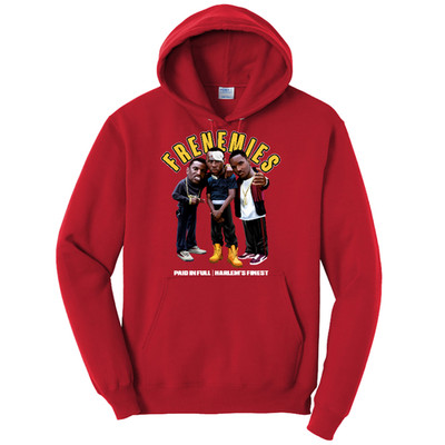 RETRO KINGS x SWOD FRENEMIES TOON Rot Kapuzenpulli SMALL-4XLARGE