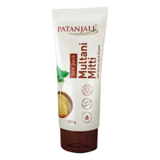 Patanjali Multani Mitti fuller clay Face Pack 100gm For Pimples Acne Oil control