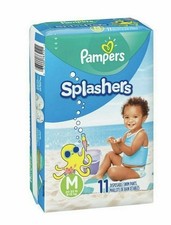 Splashers Swim Diapers Disposable Swim Pants, Small 13-24 lb , 12 Count ...
