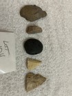 Lot Of 5 Authentic Native American Indian Arrowheads — photo 1