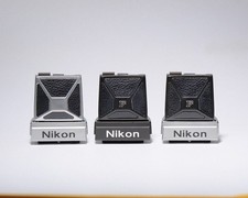 Metal Leather Black Silver DW-1 Waist Level Finder for Nikon F/F2 Film Camera