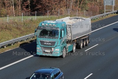 LKW Foto MAN TGS Kippanhänger Deutschland grün MEIER #m1te