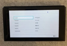 Nintendo Switch Console Only Hac-001-01 Factory Reset Cleaned