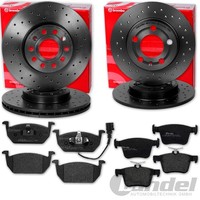 Brembo Sport Bremsscheiben + BelÄGe Vorne + Hinten Passend FüR Seat Leon 5F
