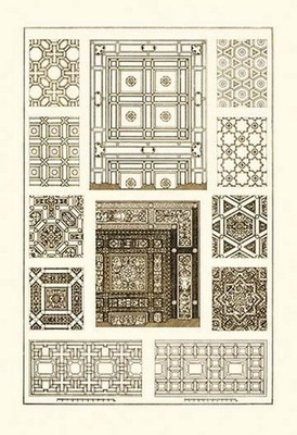 Ceilings with Bays and Mouldings J. Buhlmann Poster Print