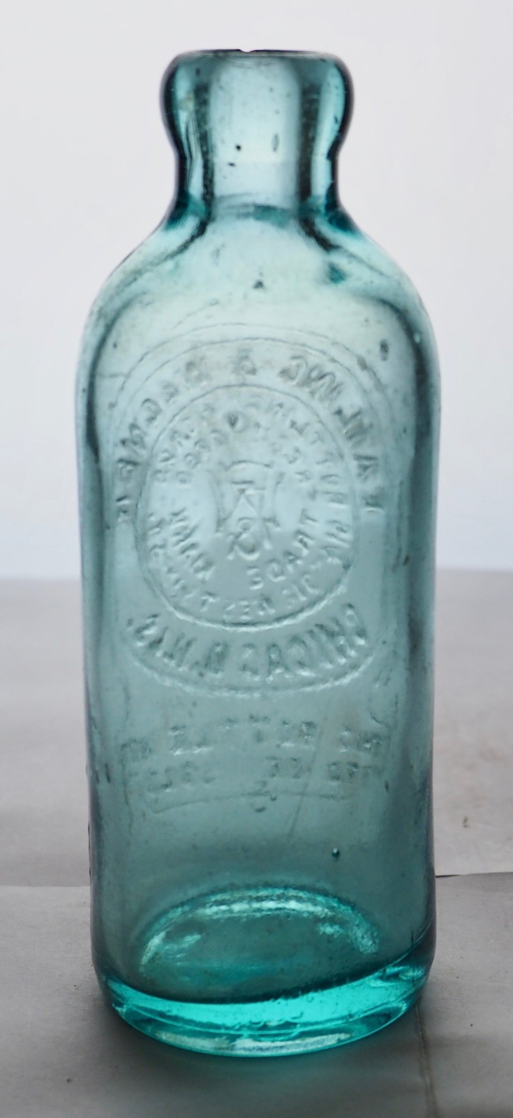 Old Hutch Hutchinson soda bottle – FAILING & WAGNER Chicago IL - IL0237 ...