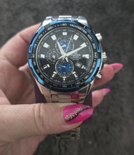 Casio EDIFICE Herren Quarz Chronograph Edelst...