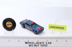 Mongoose II 2 w/ Button Blue Tom McEwen 1969 1971 Mattel Hot Wheels Redline Vtg