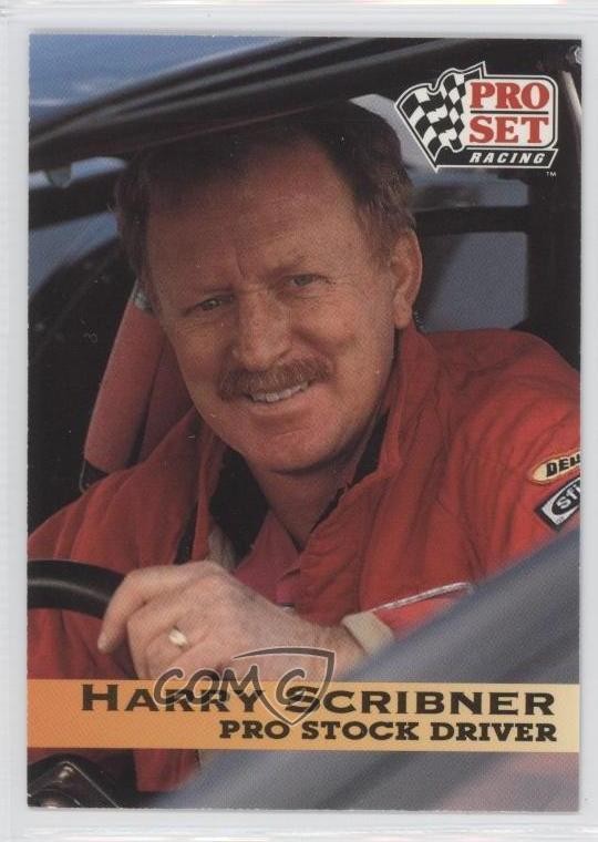 1992 Pro Set NHRA Harry Scribner #76 Rookie RC 0s5