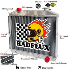 Cc57l6 Aluminum Radiator Fit Chevrolet 150 210 Bel Air Series 1957 3.8 L6 Engine