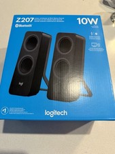 LOGITECH Z207 10W STEREO COMPUTER SPEAKERS WITH BLUETOOTH BRANBD NEW