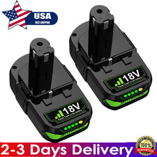 1-2X 18Volt P102 Replace for Ryobi 18V Batteries and Charger Combo for 18 Volt