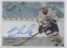 2007-08 Upper Deck Ice Glacial Graphs Jarret Stoll #GG-JS Auto 8tn