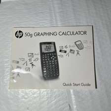 HP 50g Hewlett Packard Graphing Calculator QUICK START GUIDE ONLY