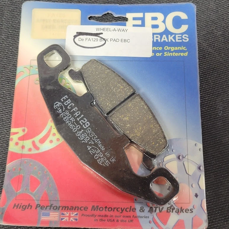 PASTILLAS DE FRENO EBC FA129 NINJA CONCOURSE ZEPHYR ELIMINATOR TENGAI BANDIT SUZUKI KAWA Foto 2 de 4