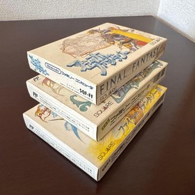 Masterpiece Final Fantasy Famicom All 3 Title Set Square