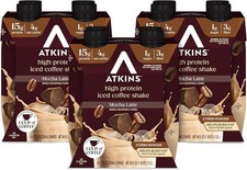 Delicious Mocha Latte Protein Shakes - 15g Protein, Gluten-Free, Keto-Approved