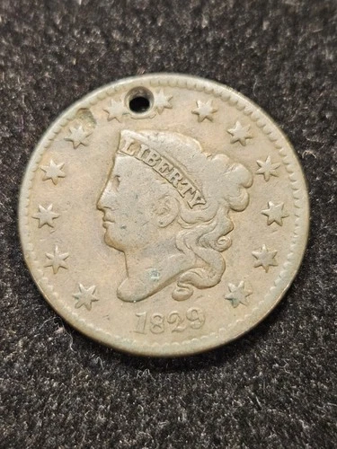 Photo of a 1829-P Large Cent from an eBay listing that sold on Jul 20, 2026